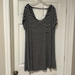 American eagle striped flowy dress
